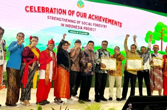 Faris Hi Abdulbar, Kepala Bappeda Kab. Halmahera Barat , Maluku Utara Hadiri Acara Perhutanan Sosial Program SSF di Jakarta